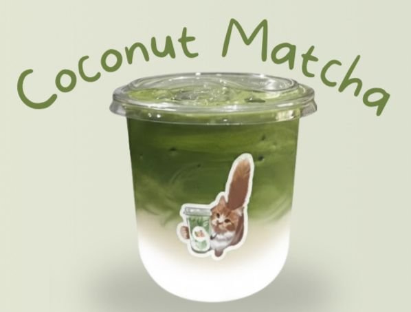 Calico Swirl Coconut Matcha Cold Whisk